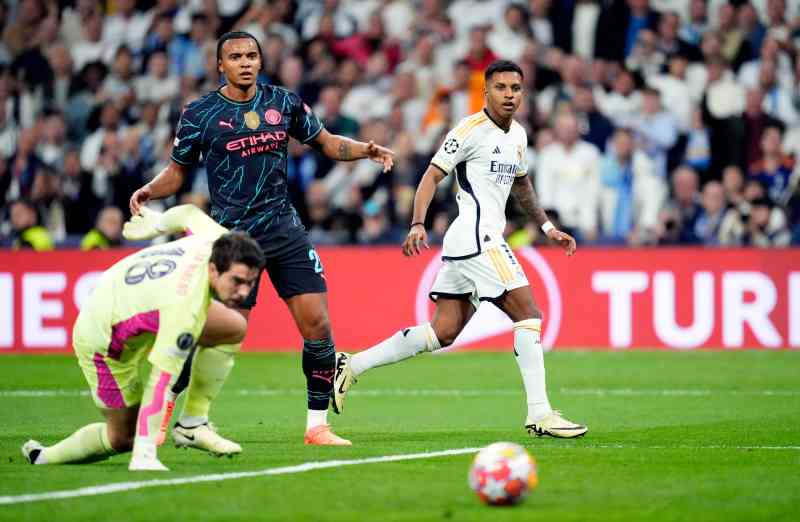 Solo Karim Benzema (cuatro) ha marcado más goles contra el City en las etapas de eliminación directa de la Champions League que Rodrygo (tres)
